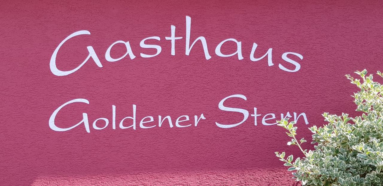 Gastezimmer Brand Gasthaus Goldener Stern Dorfprozelten Exterior foto
